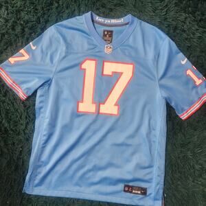 Nike NFL Ryan Tannehill #17 Tennessee Titans Oilers Throwback Jersey XL